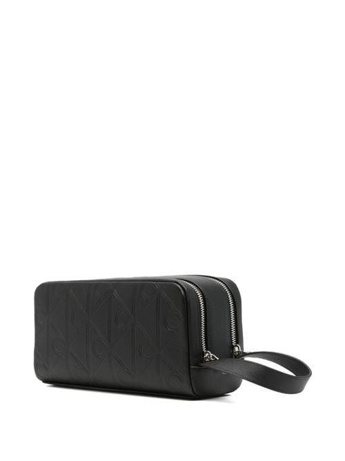 Beauty case uomo Calvin Klein nero in pelle Calvin Klein | LV04D1219GUB1
